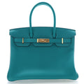 Hermès Vert Verone Togo Birkin 30 (GHW | 2016)