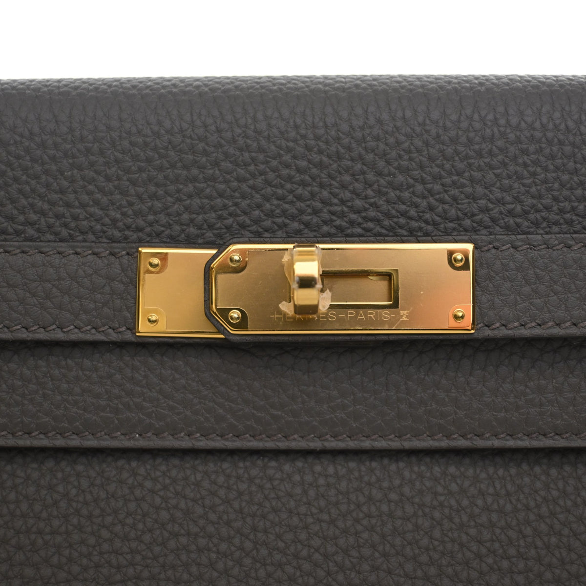 Hermès Gris Étain Togo Kelly 32 (GHW | 2021)