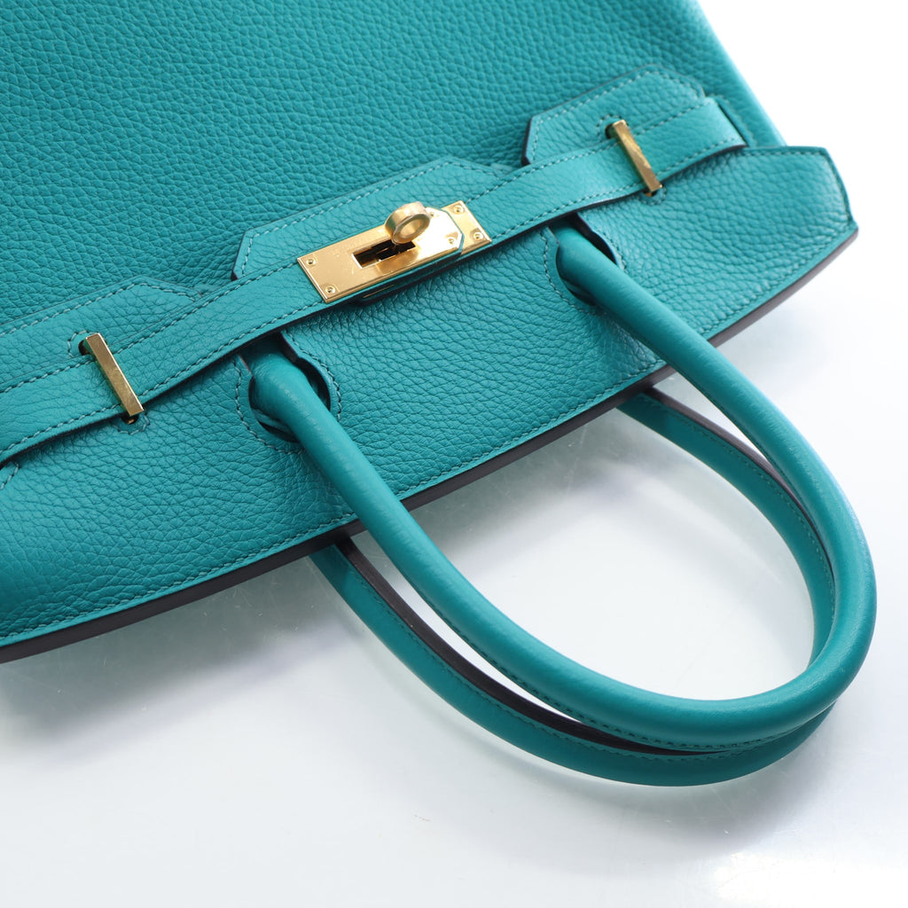 Hermès Vert Verone Togo Birkin 30 (GHW | 2016)