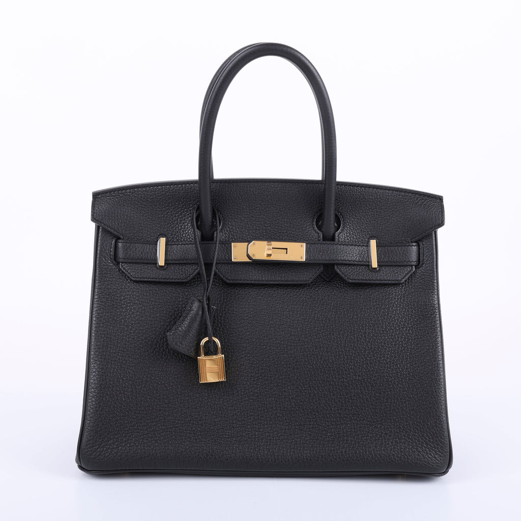 Hermès Black Togo Retourne Birkin 30 (GHW | 2016)