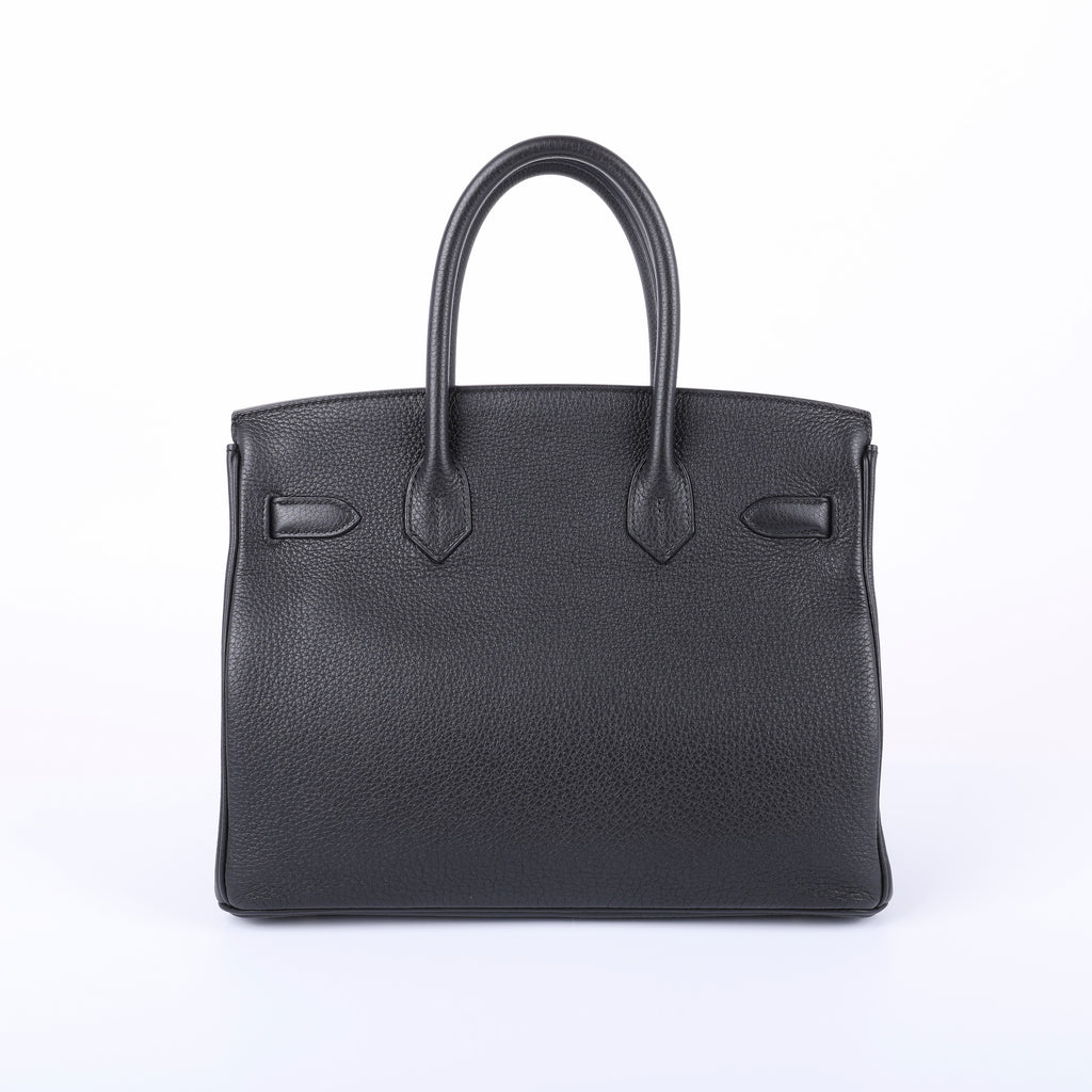 Hermès Black Togo Retourne Birkin 30 (GHW | 2016)