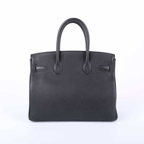 Hermes Black Togo Retourne Birkin 30 (GHW | 2016)