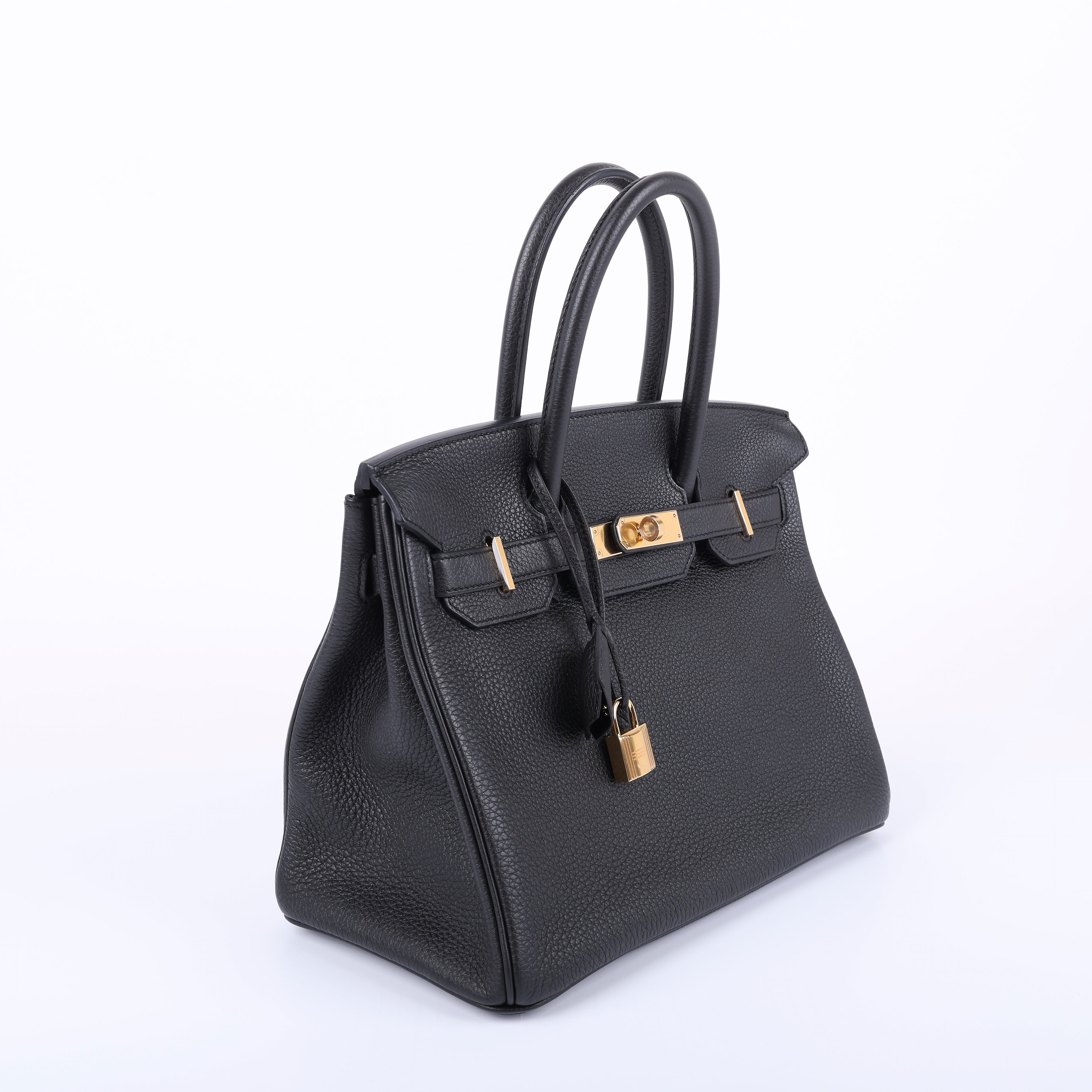 Hermès Black Togo Retourne Birkin 30 (GHW | 2016)