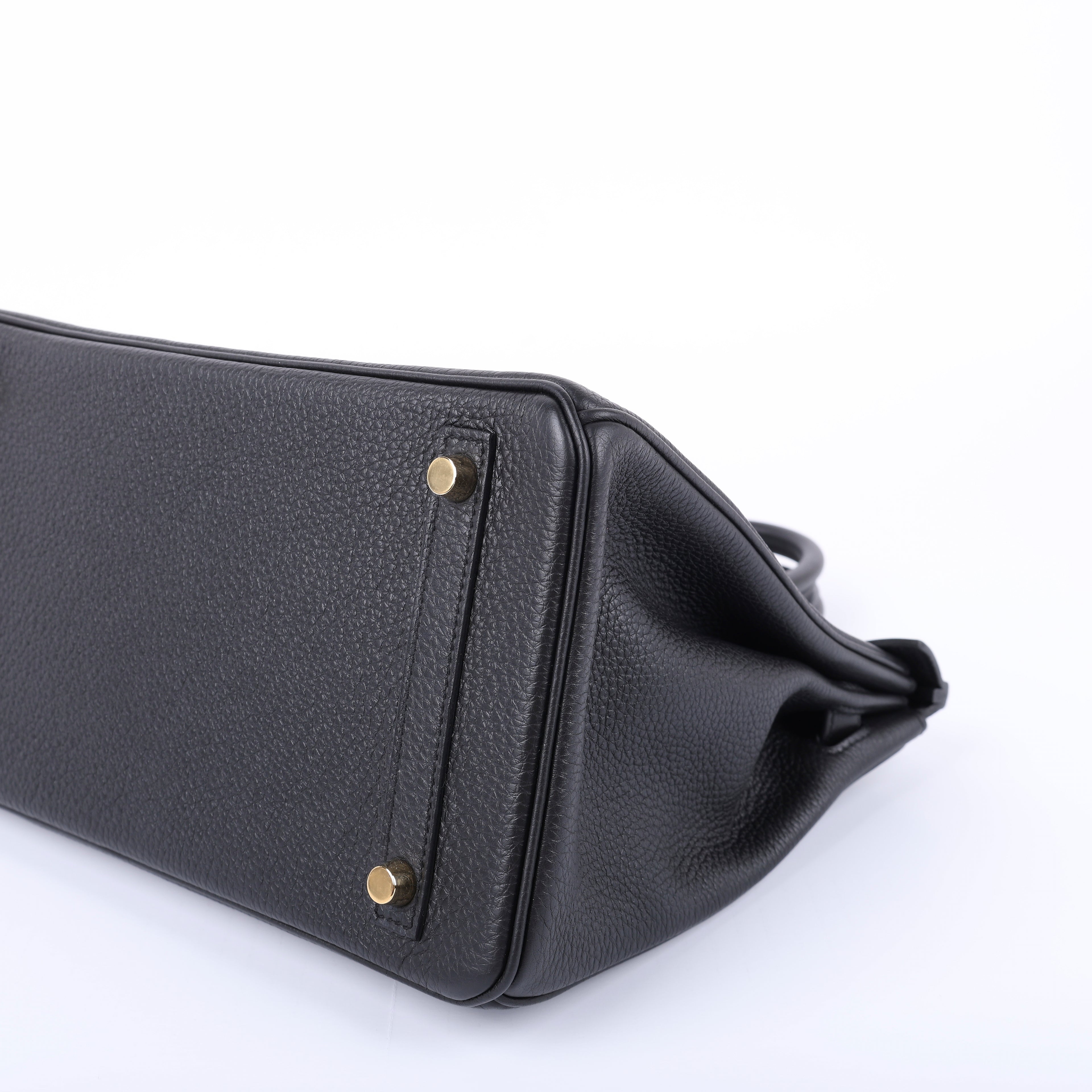 Hermès Black Togo Retourne Birkin 30 (GHW | 2016)