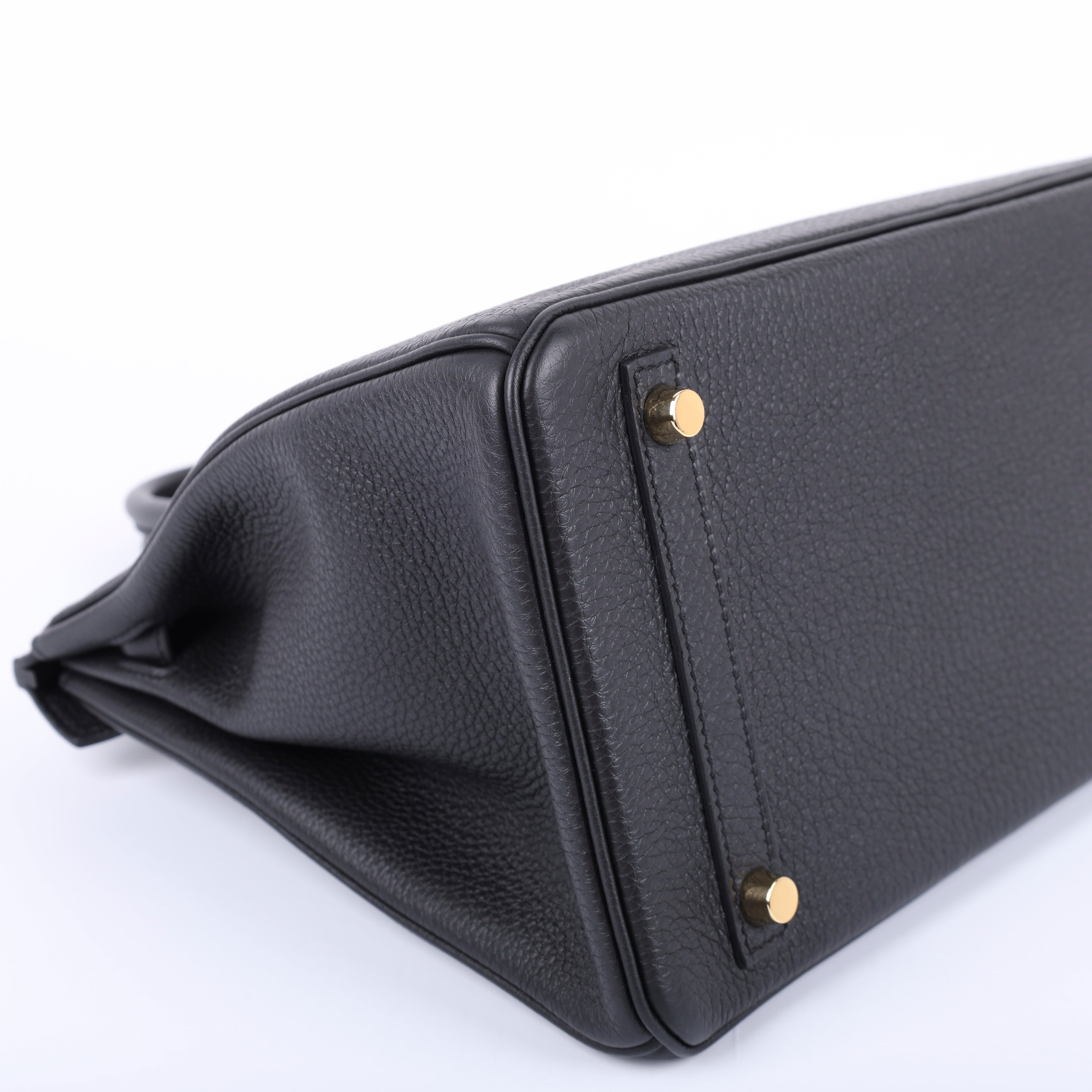 Hermès Black Togo Retourne Birkin 30 (GHW | 2016)