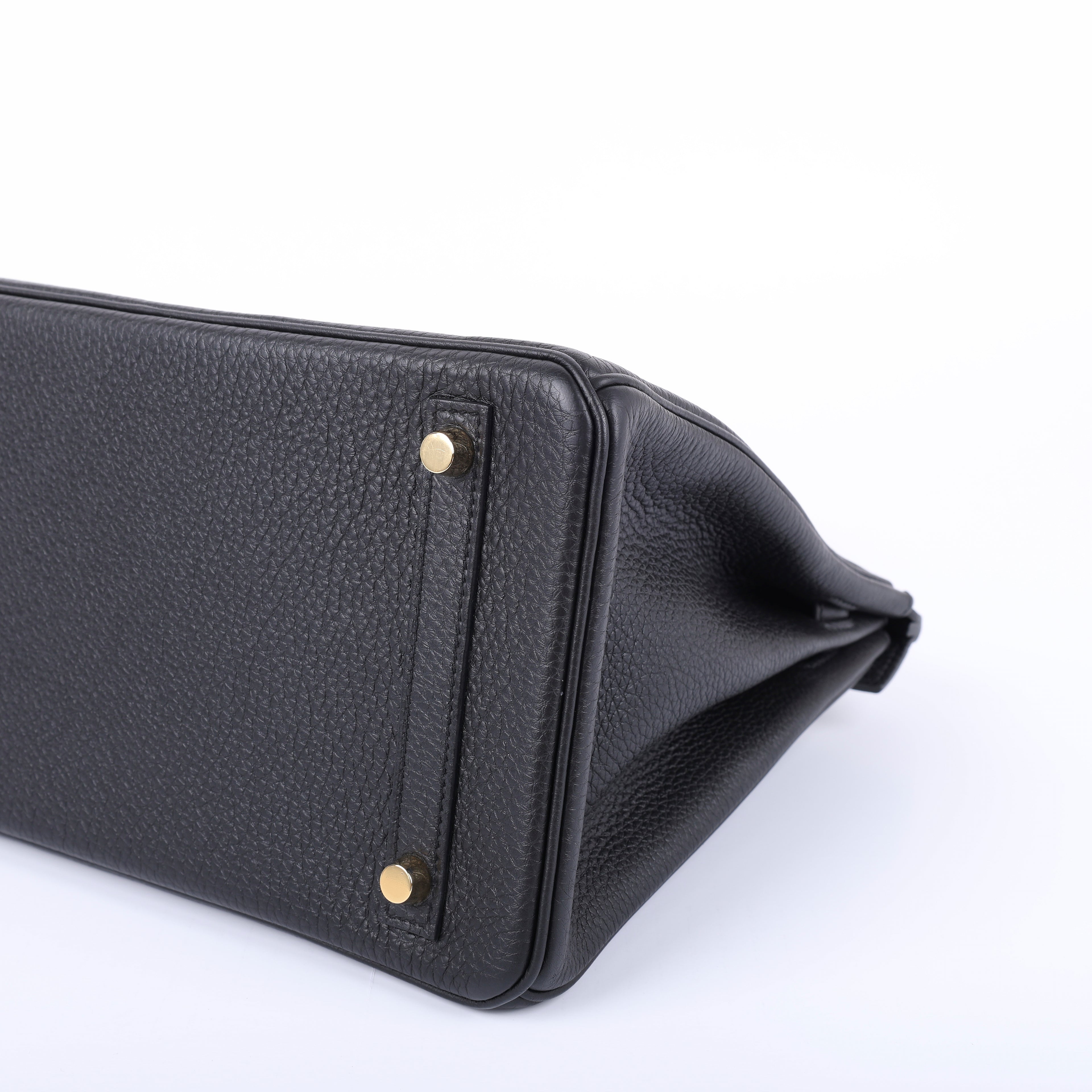 Hermès Black Togo Retourne Birkin 30 (GHW | 2016)