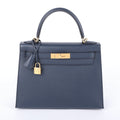 Hermès Bleu Indigo Epsom Sellier Kelly 28 (GHW | 2022)