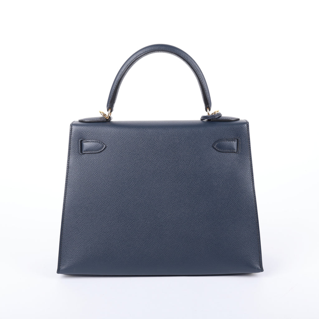Hermès Bleu Indigo Epsom Sellier Kelly 28 (GHW | 2022)