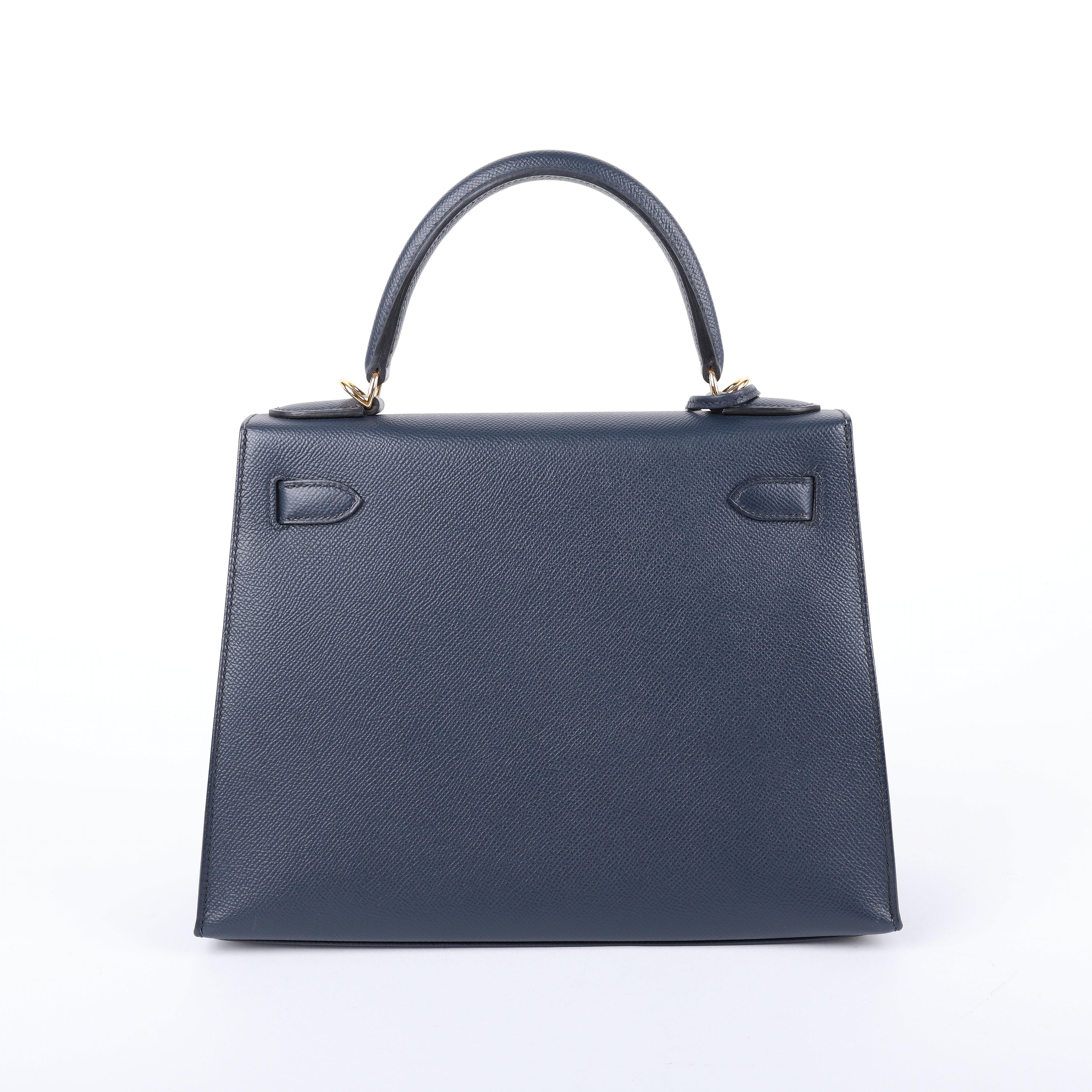 Hermès Bleu Indigo Epsom Sellier Kelly 28 (GHW | 2022)