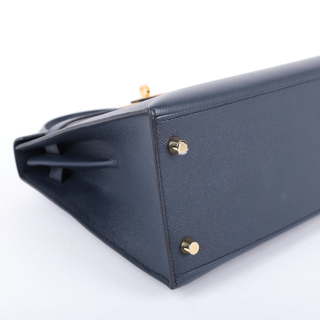 Hermès Bleu Indigo Epsom Sellier Kelly 28 (GHW | 2022)