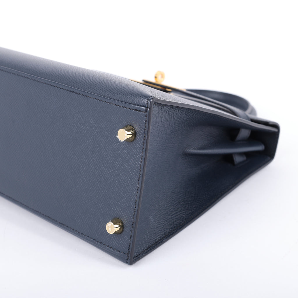 Hermès Bleu Indigo Epsom Sellier Kelly 28 (GHW | 2022)
