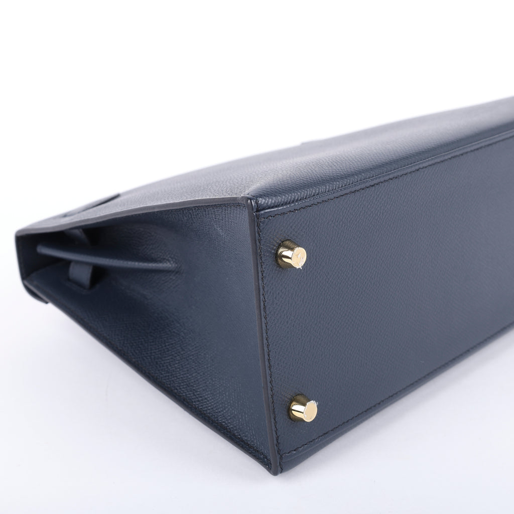 Hermès Bleu Indigo Epsom Sellier Kelly 28 (GHW | 2022)