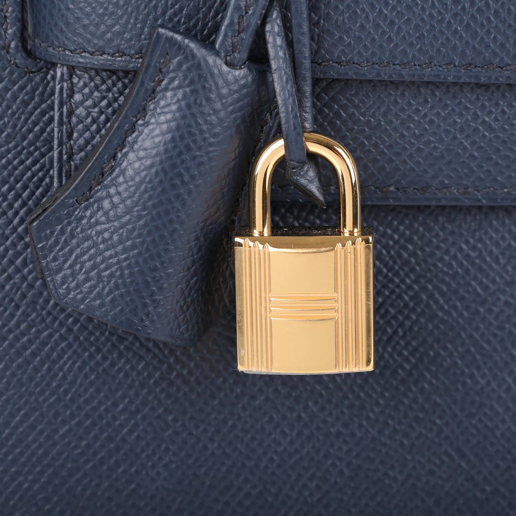 Hermès Bleu Indigo Epsom Sellier Kelly 28 (GHW | 2022)