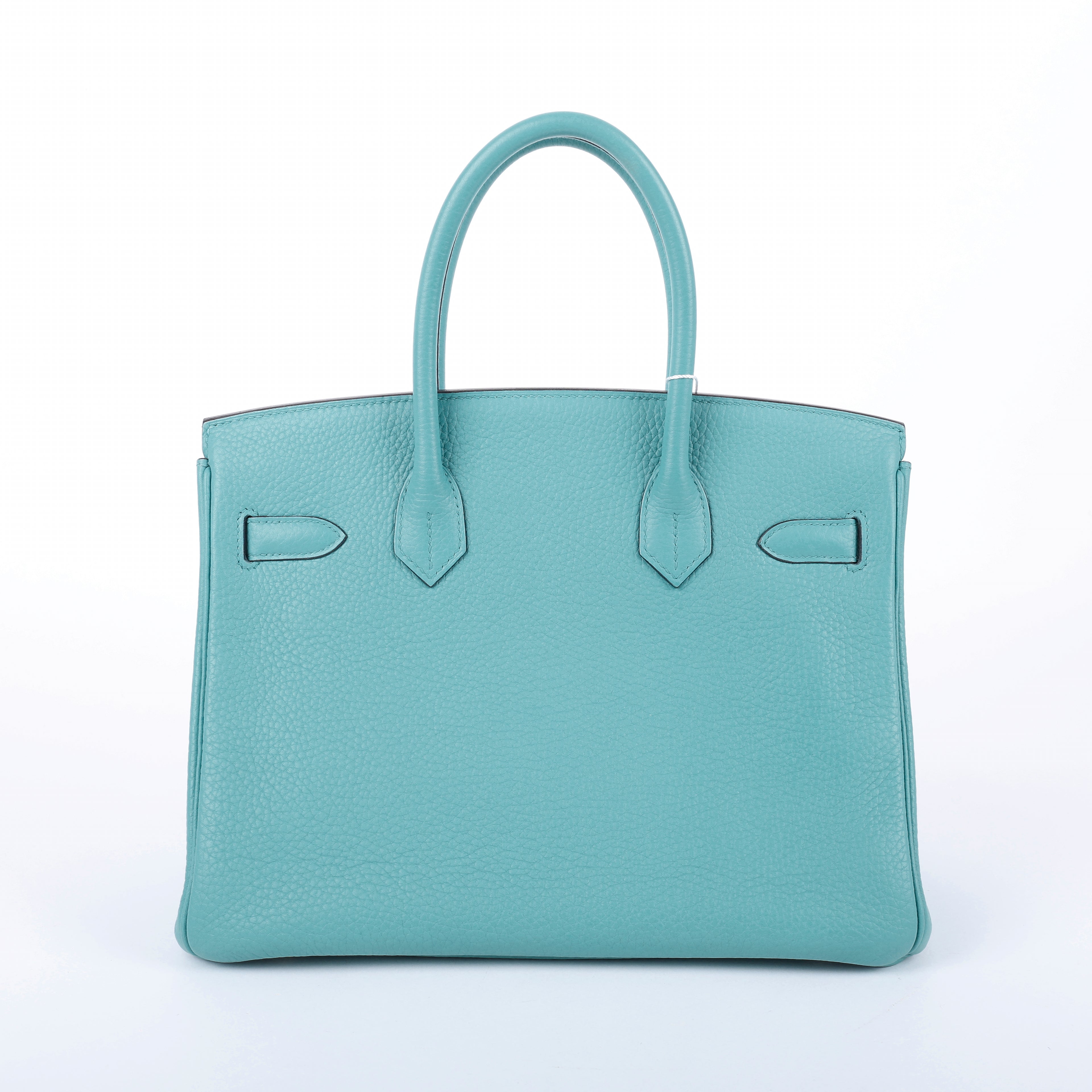 Hermès Bleu Saint Cyr Clemence Retourne Birkin 30 (GHW | 2015)
