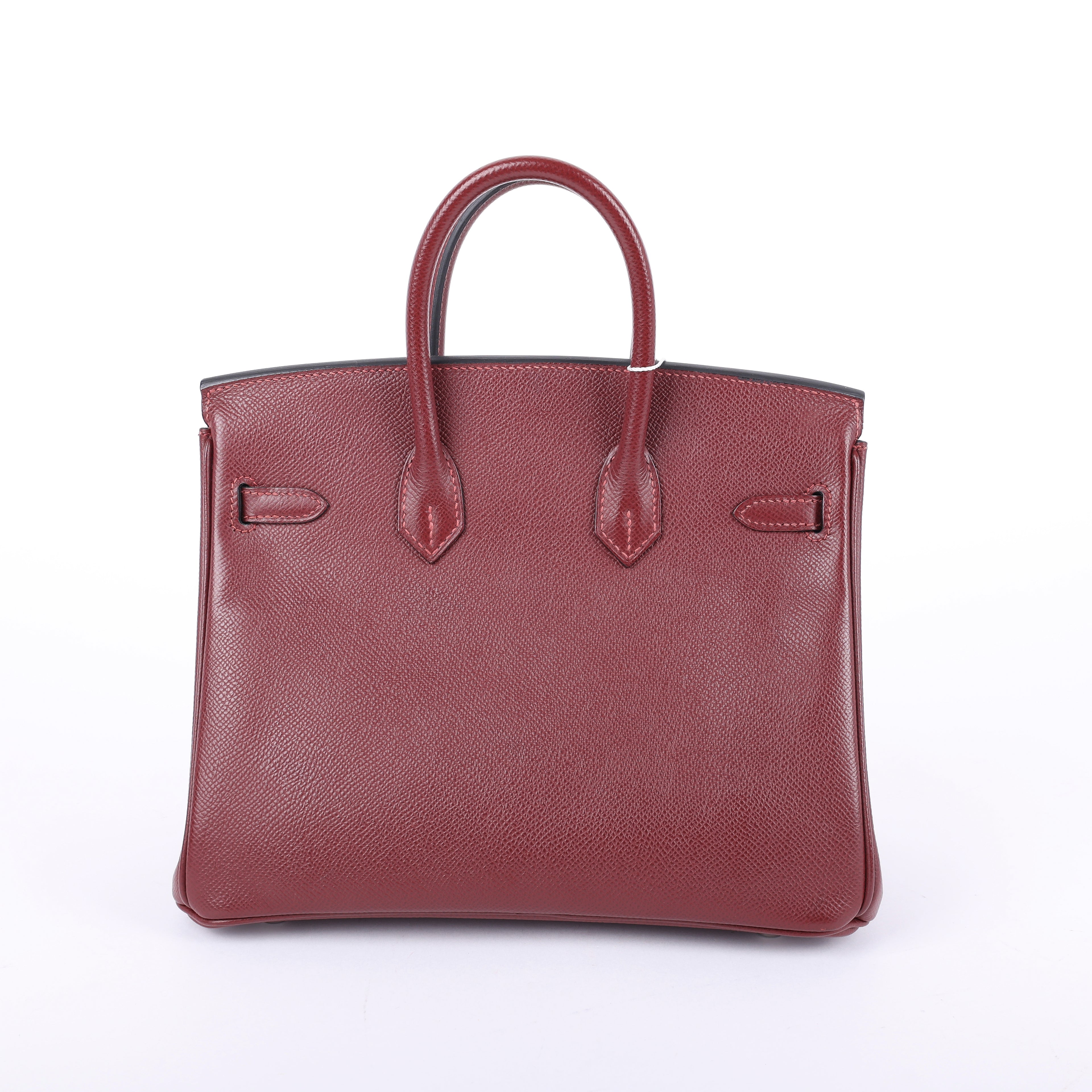 Hermes Rouge H Epsom Retourne Birkin 25 (PHW | 2013)