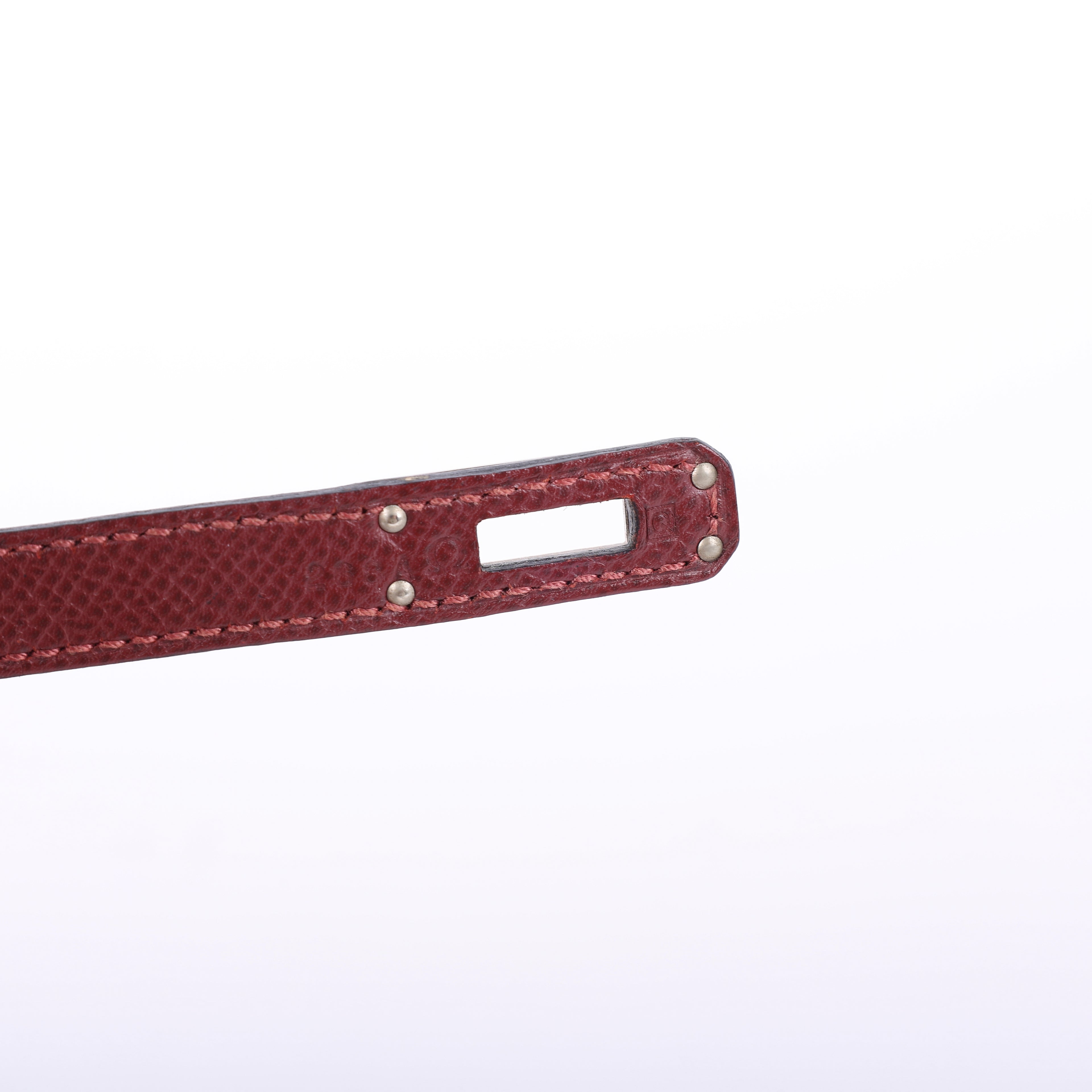 Hermès Rouge H Epsom Retourne Birkin 25 (PHW | 2013)