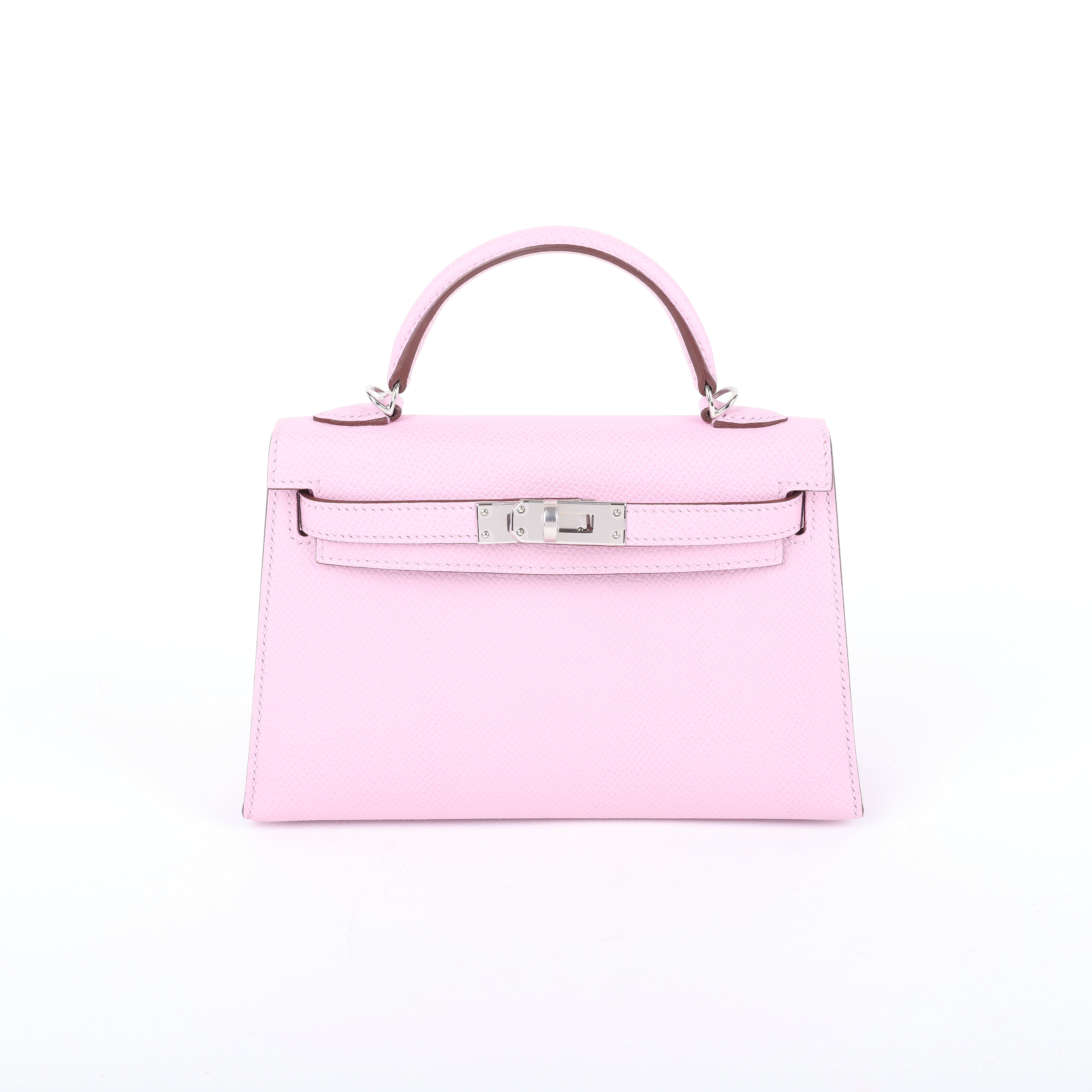 Hermes Mauve Sylvestre Epsom Mini Kelly II 20 (PHW | 2019)