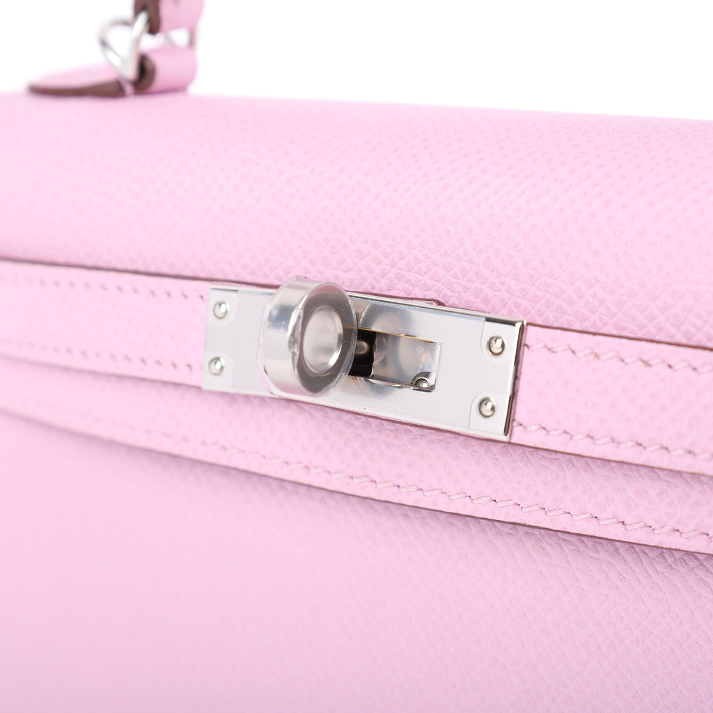Hermès Mauve Sylvestre Epsom Mini Kelly II 20 (PHW | 2019)