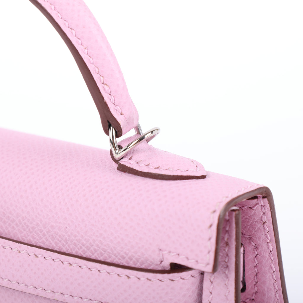 Hermès Mauve Sylvestre Epsom Mini Kelly II 20 (PHW | 2019)