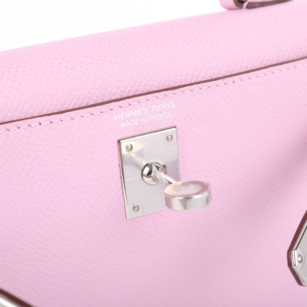 Hermès Mauve Sylvestre Epsom Mini Kelly II 20 (PHW | 2019)