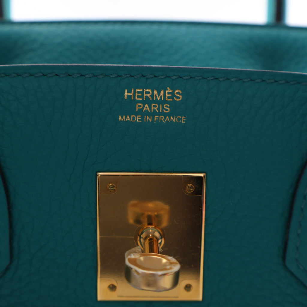 Hermès Vert Verone Togo Birkin 30 (GHW | 2016)