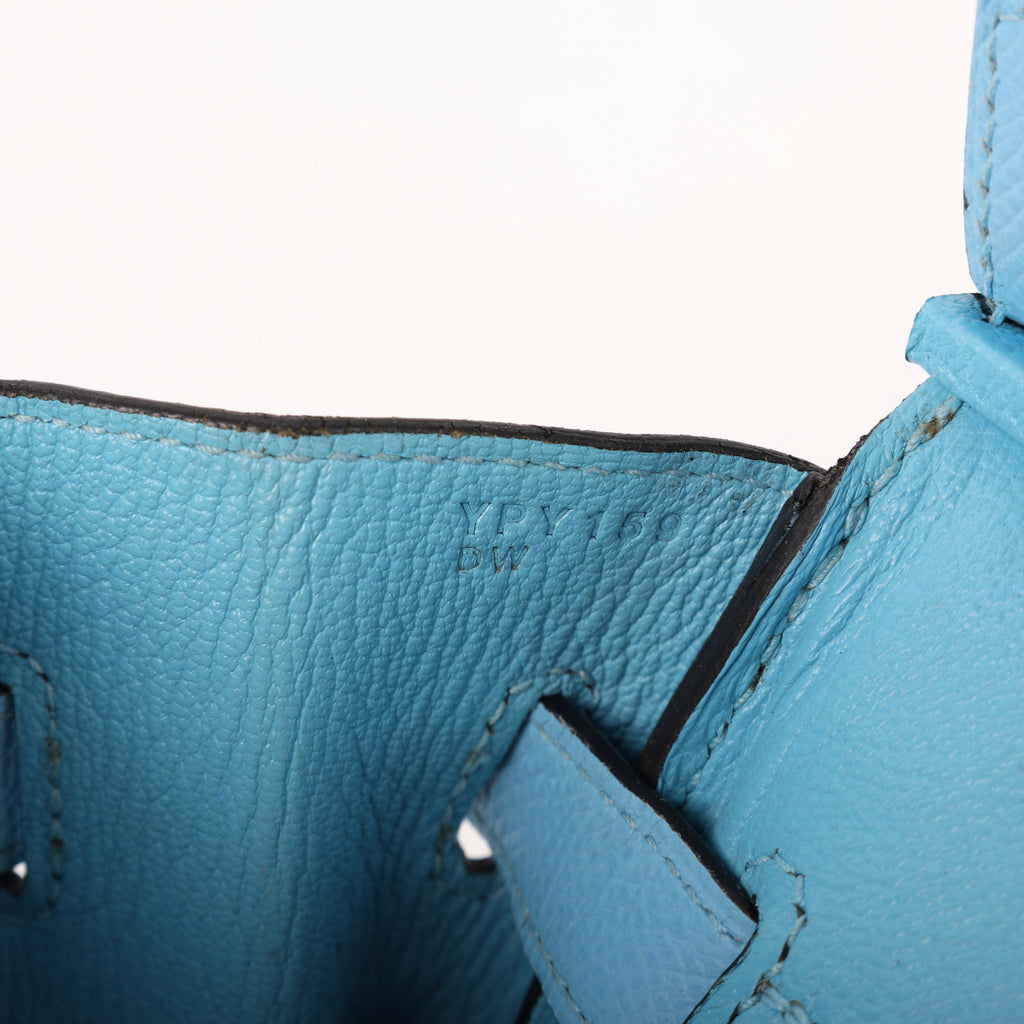 Hermès Bleu Celeste Togo Retourne Birkin 30 (GHW | 2020)