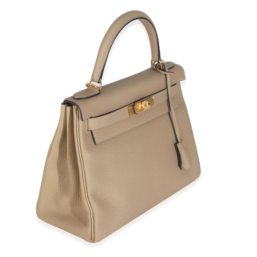 2021 Hermès Trench Clemence Retourne Kelly 28 GHW