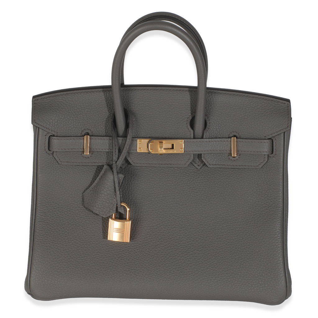 2021 Hermès Etain Togo Birkin 25 RGHW