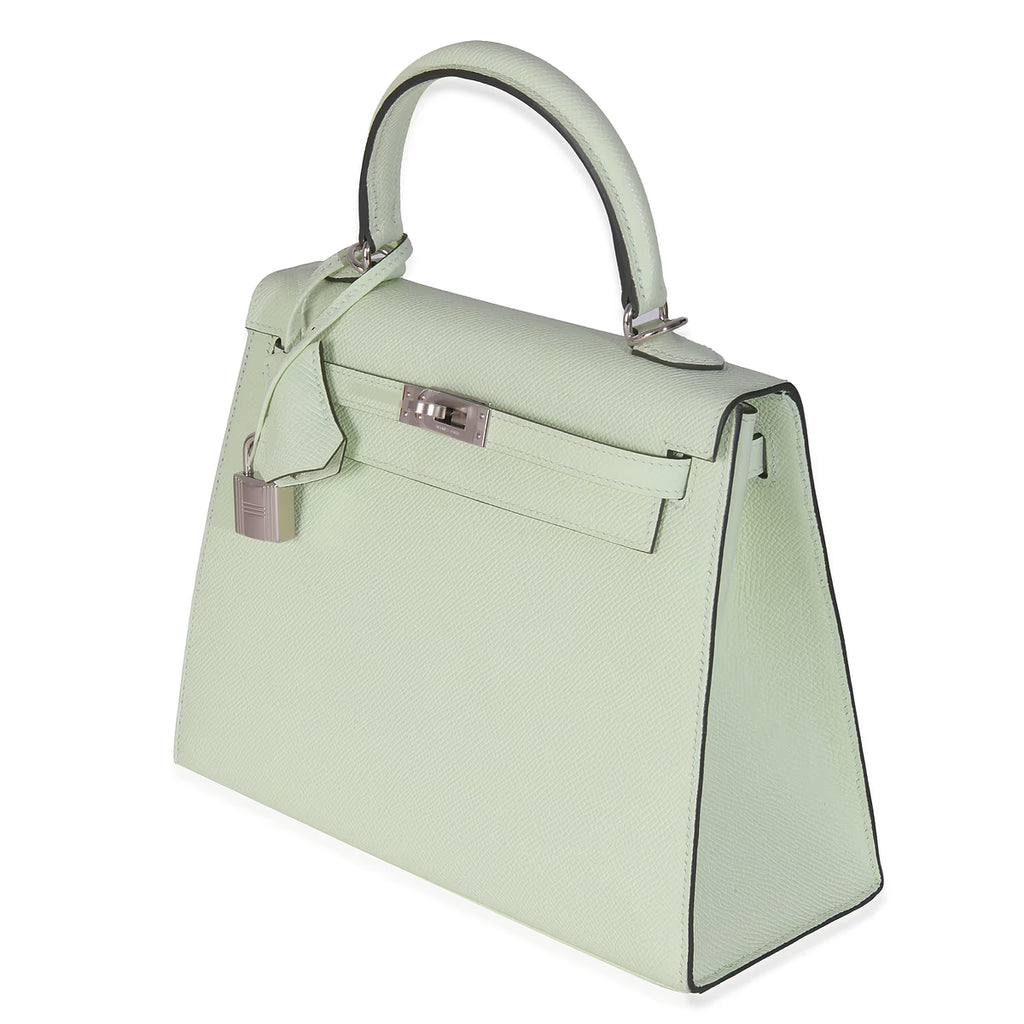 2022 Hermès Vert Fizz Epsom Kelly 25 PHW