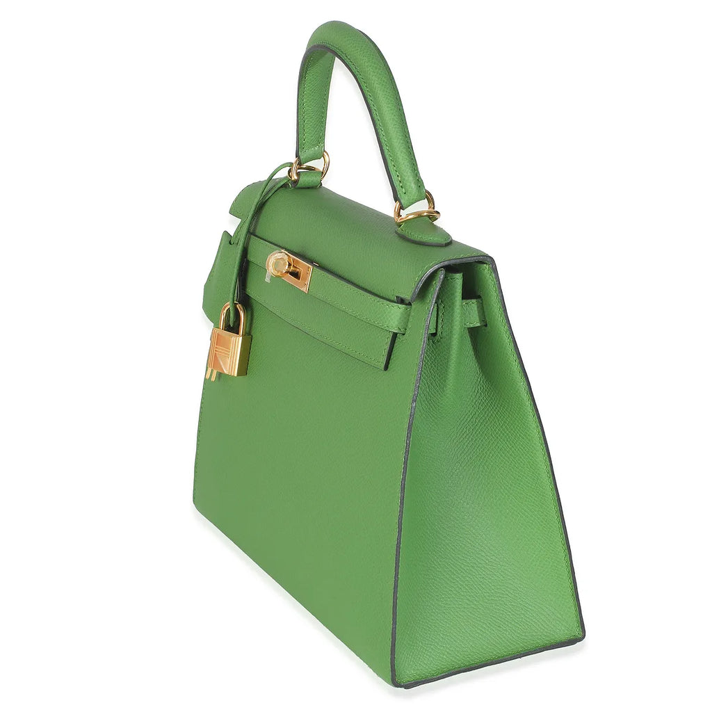 2023 Hermès Vert Yucca Epsom Kelly 25 GHW