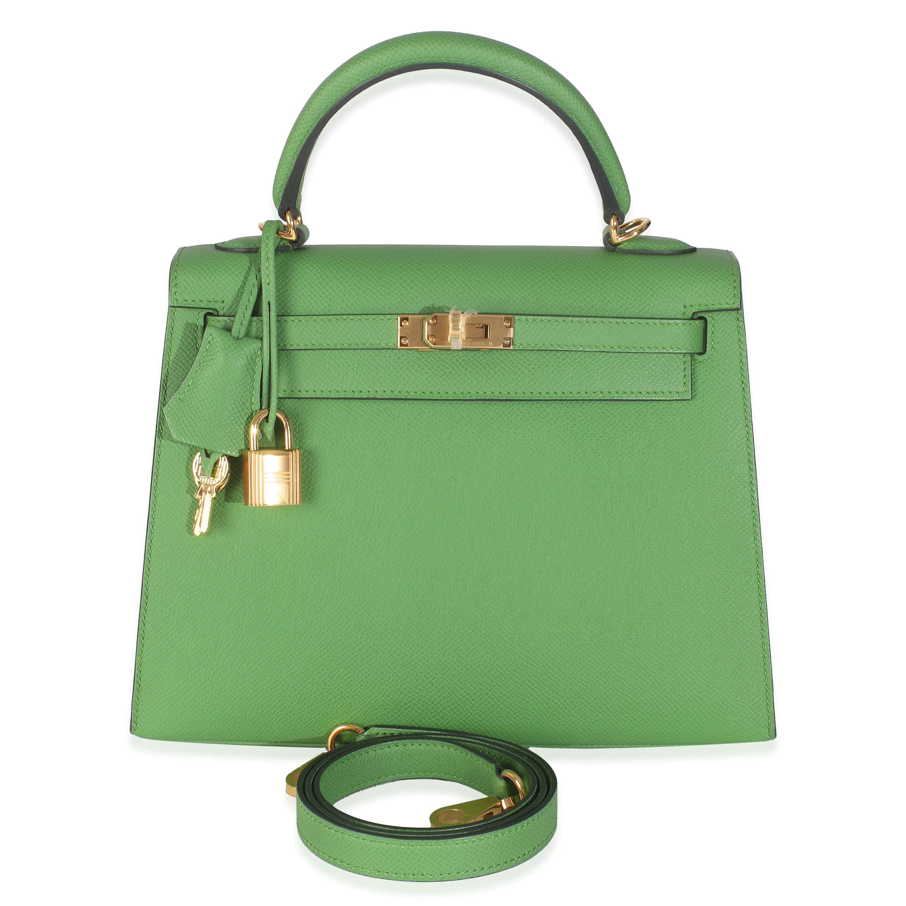 2023 Hermès Vert Yucca Epsom Kelly 25 GHW