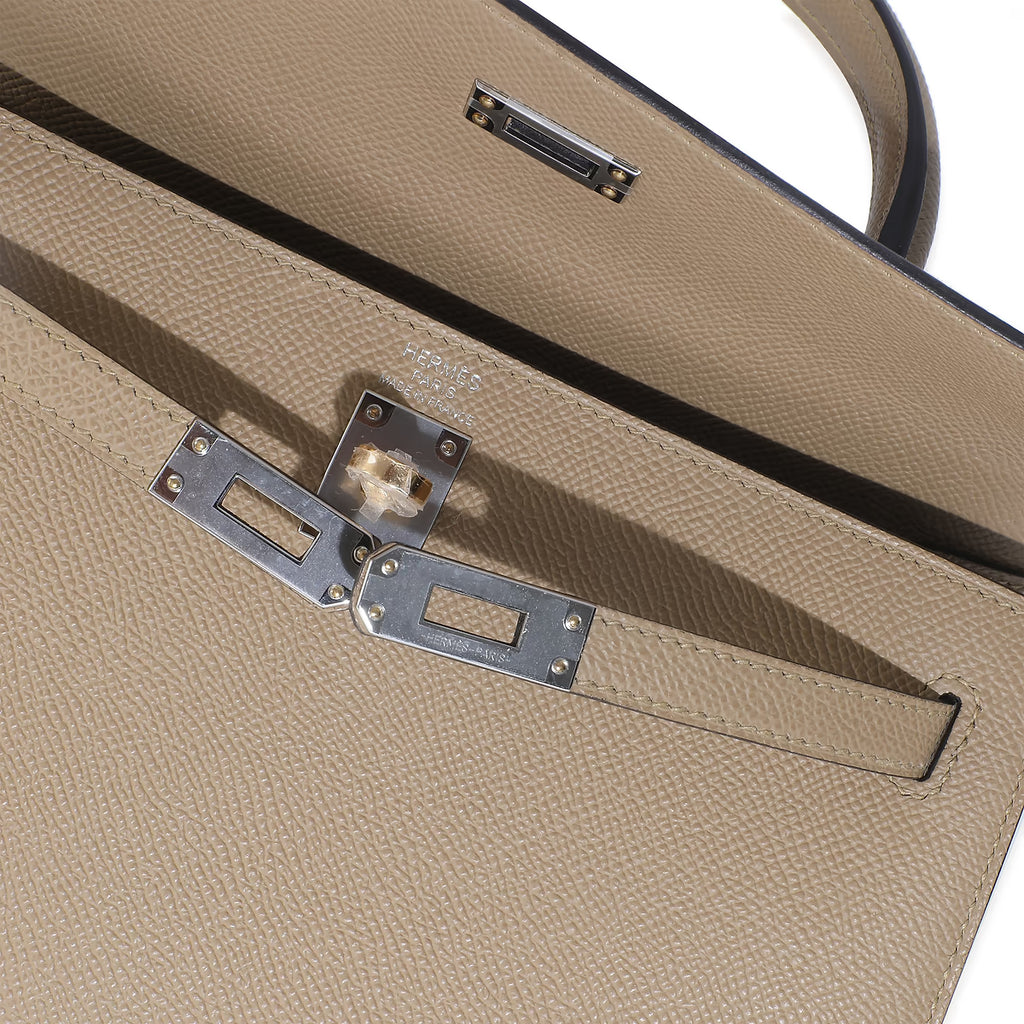 2025 Hermes Poussiere Epsom Sellier Kelly 25 GHW