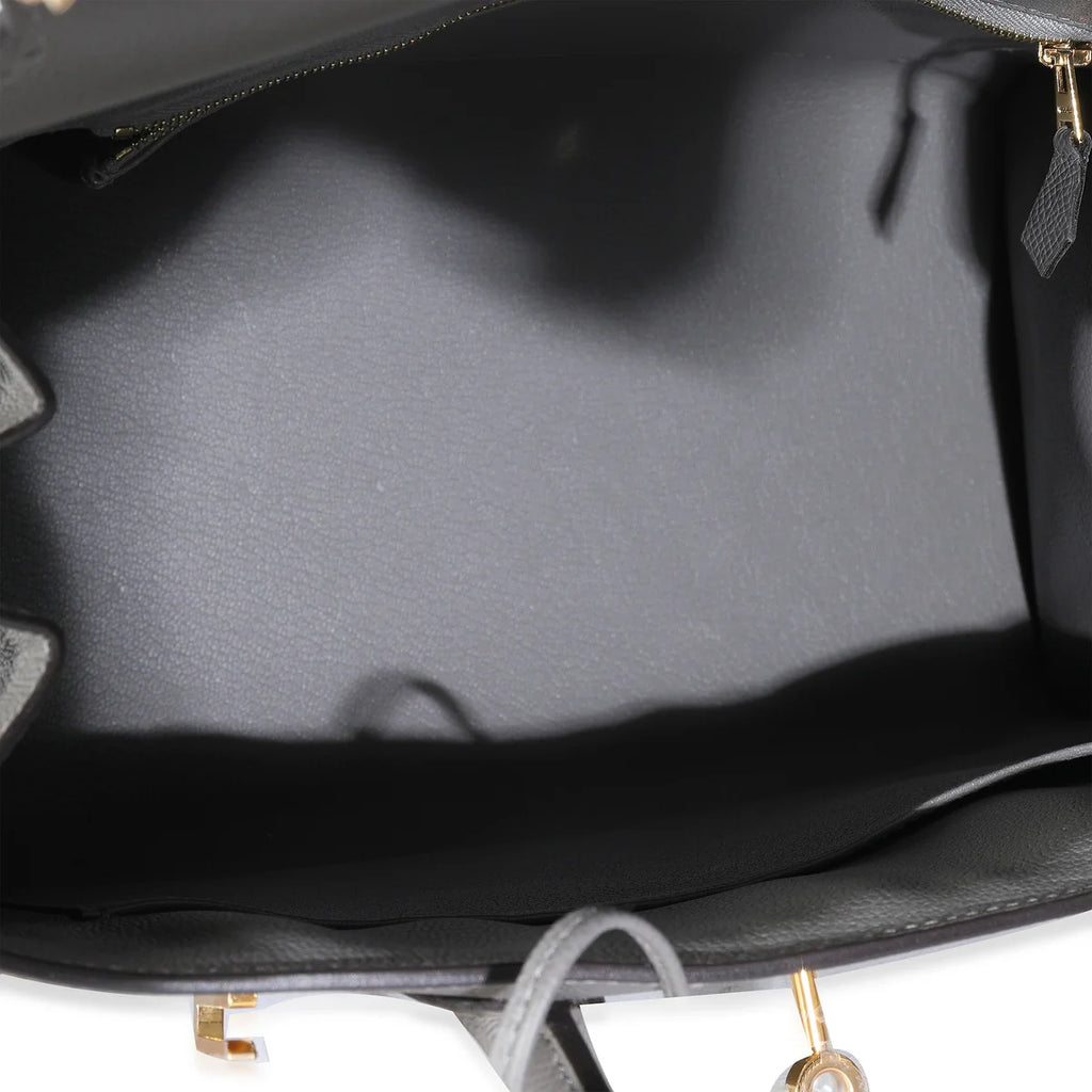 2022 Hermès Gris Meyer Epsom Sellier Birkin 30 GHW