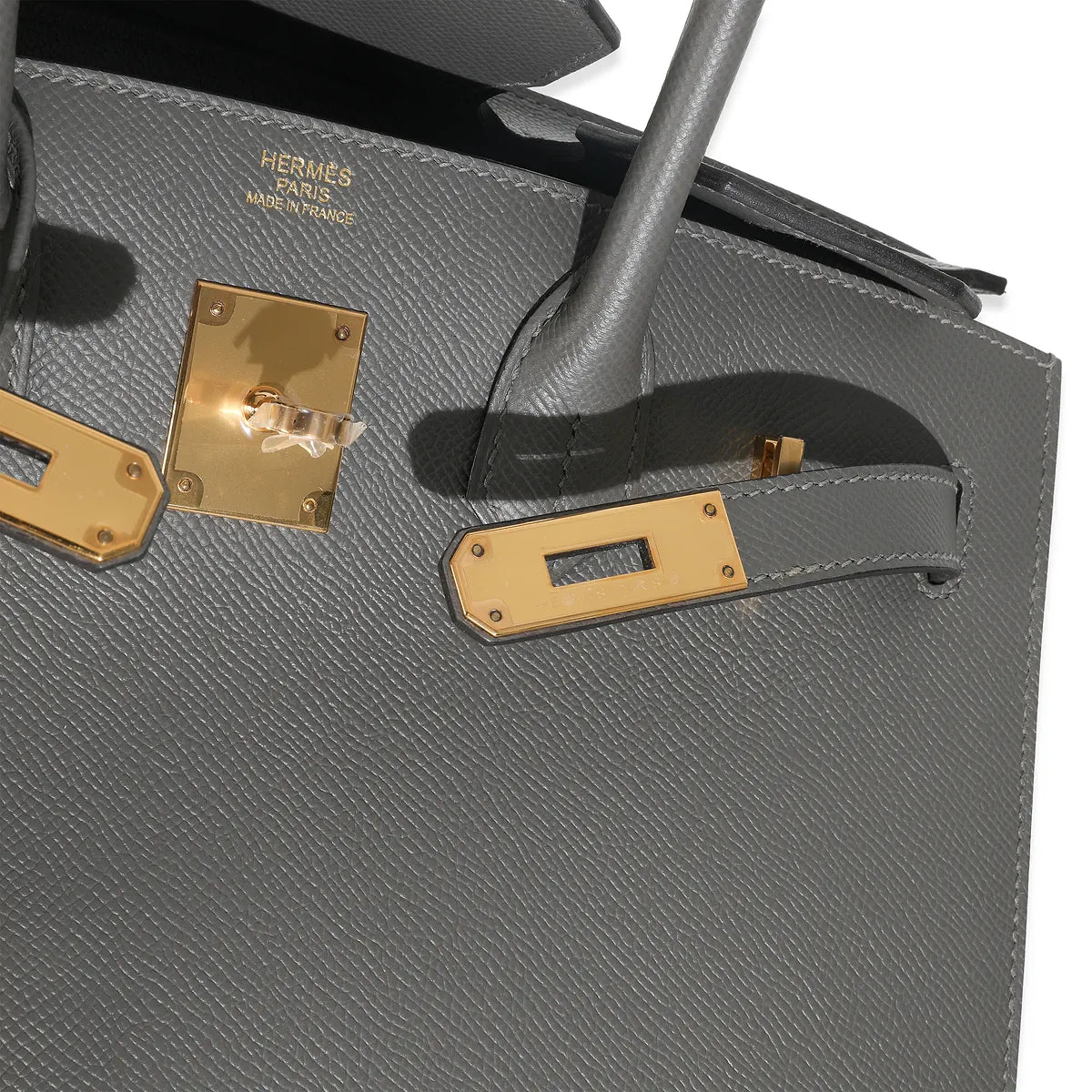 2022 Hermès Gris Meyer Epsom Sellier Birkin 30 GHW