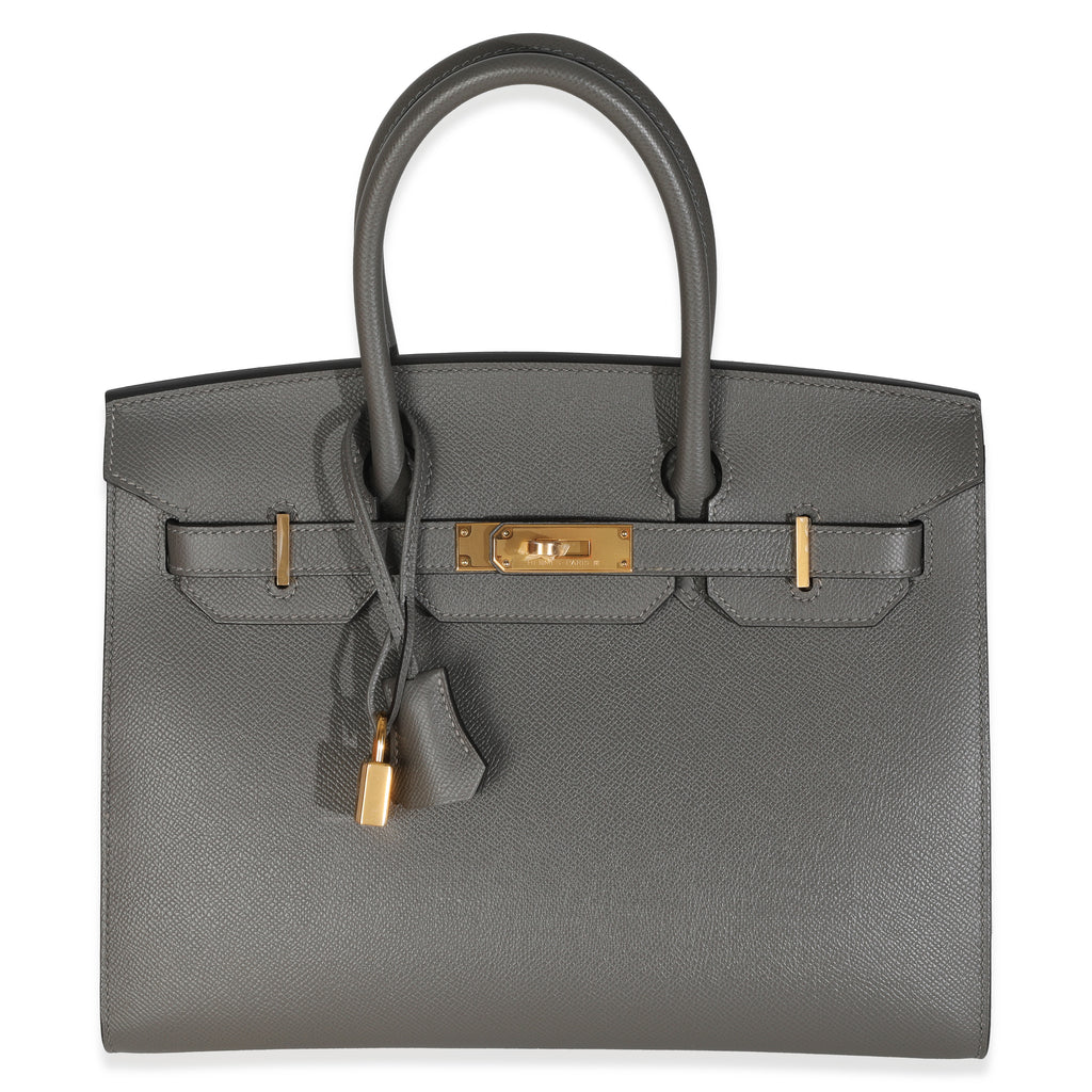 2022 Hermès Gris Meyer Epsom Sellier Birkin 30 GHW