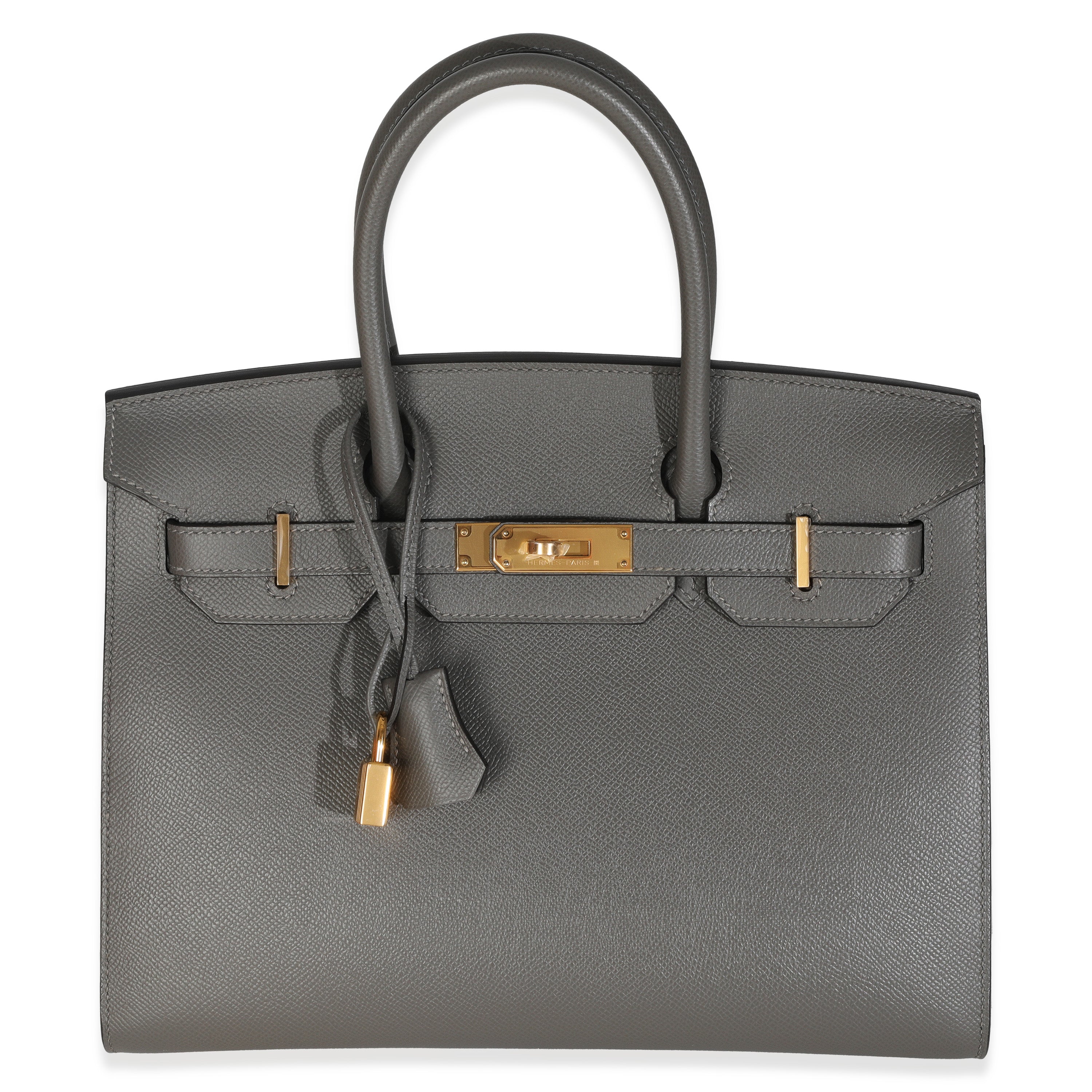 2022 Hermès Gris Meyer Epsom Sellier Birkin 30 GHW