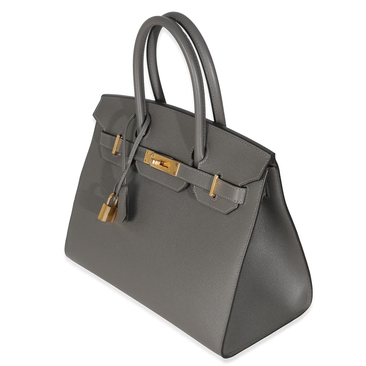 2022 Hermès Gris Meyer Epsom Sellier Birkin 30 GHW