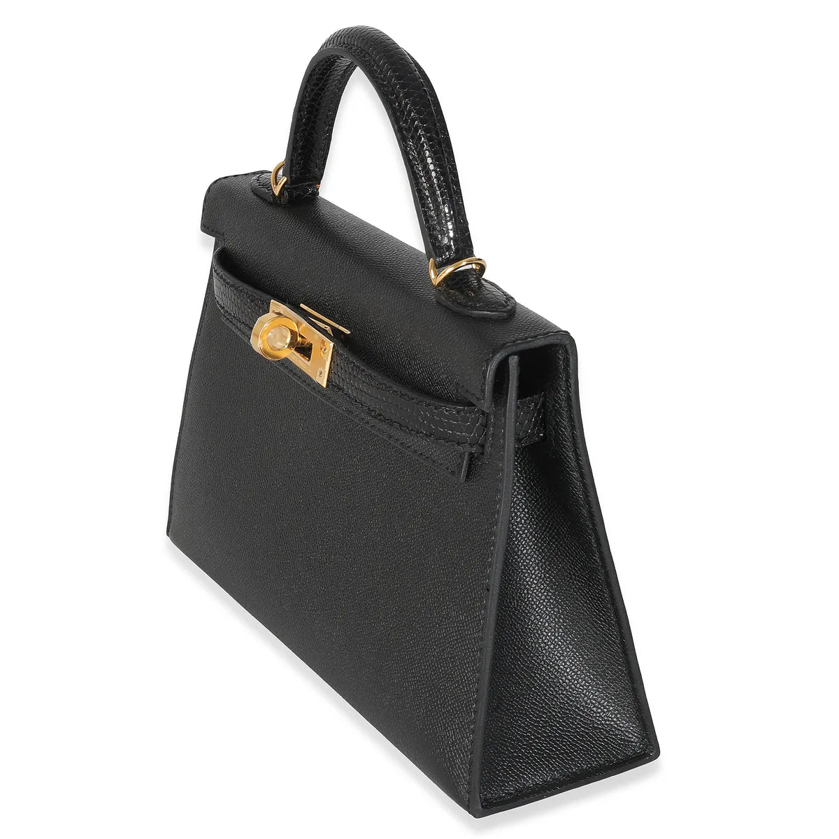2024 Hermès Black Lizard Mini Kelly 20 Touch GHW