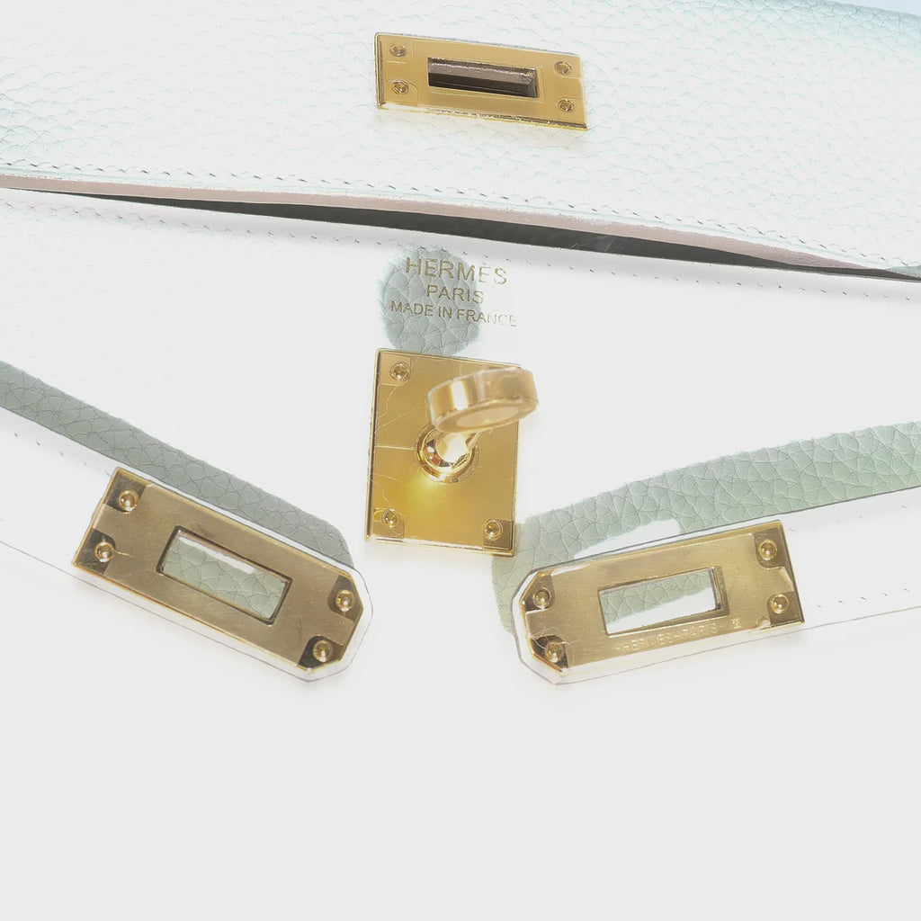 2024 Hermès Mushroom Retourne Togo Kelly 25 GHW