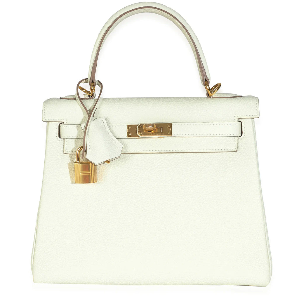 2024 Hermès Mushroom Retourne Togo Kelly 25 GHW