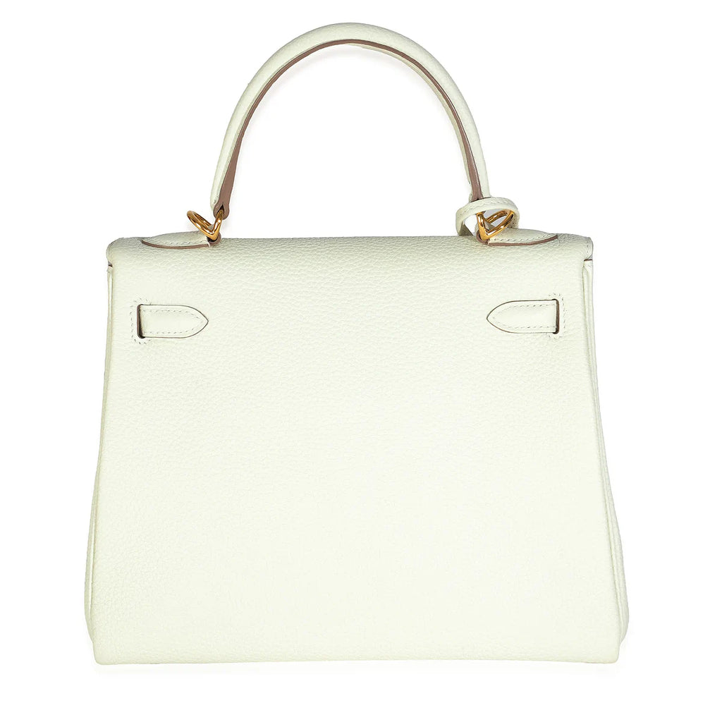 2024 Hermès Mushroom Retourne Togo Kelly 25 GHW