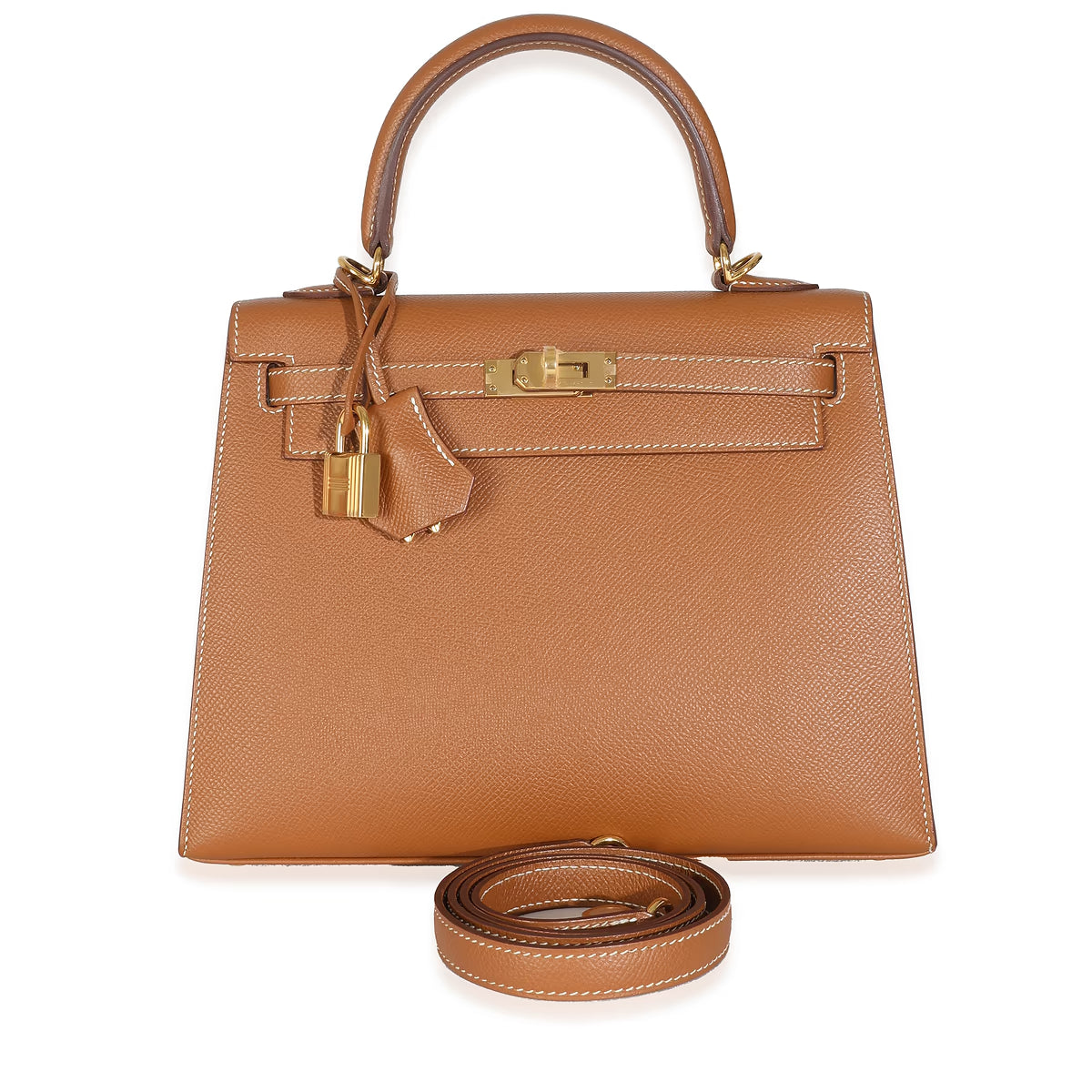 2020 Hermès Gold Epsom Sellier Kelly 25 GHW