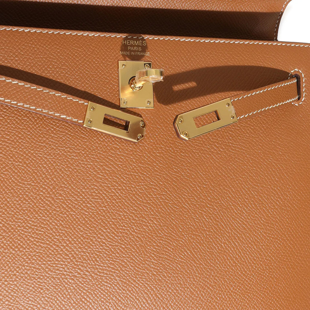 2020 Hermès Gold Epsom Sellier Kelly 25 GHW