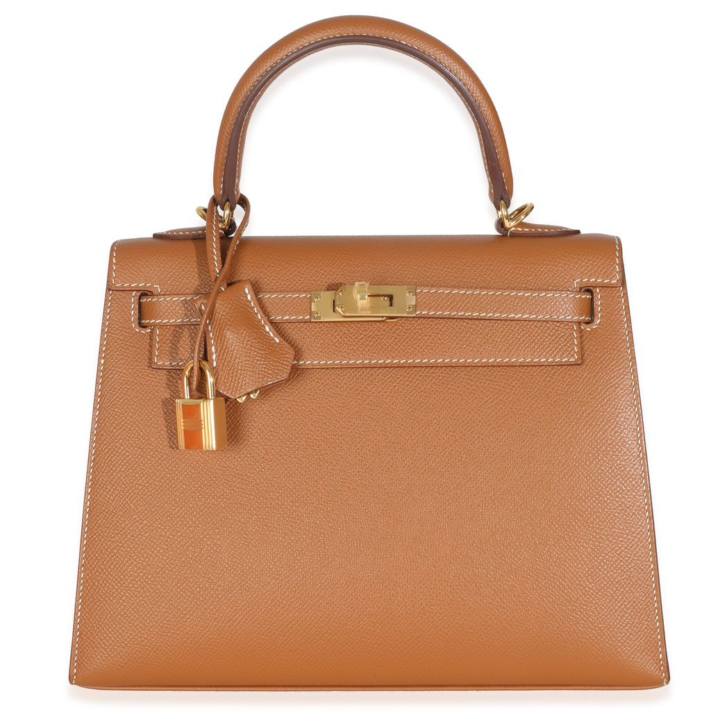 2020 Hermès Gold Epsom Sellier Kelly 25 GHW
