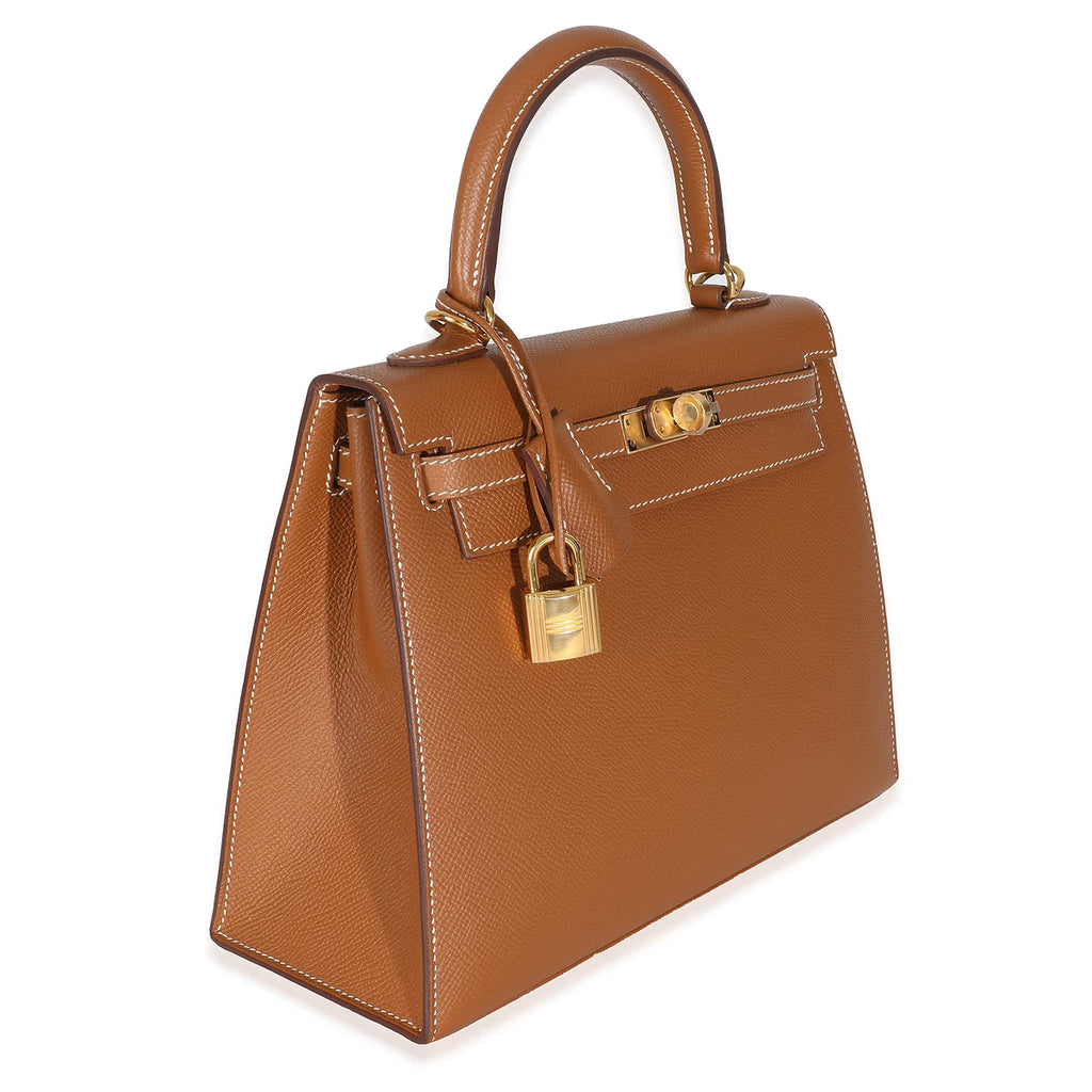 2020 Hermès Gold Epsom Sellier Kelly 25 GHW