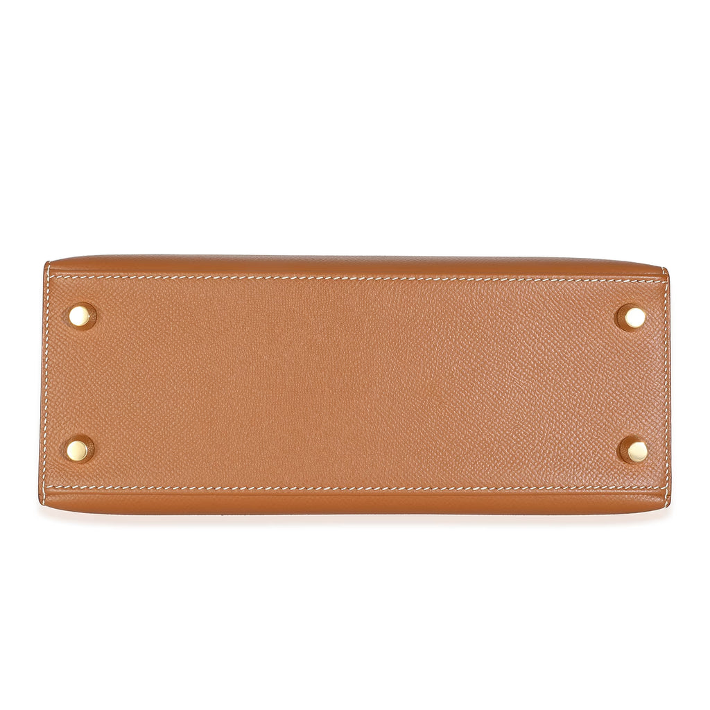 2020 Hermès Gold Epsom Sellier Kelly 25 GHW