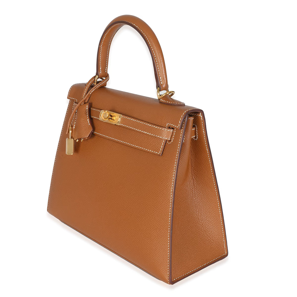 2020 Hermès Gold Epsom Sellier Kelly 25 GHW