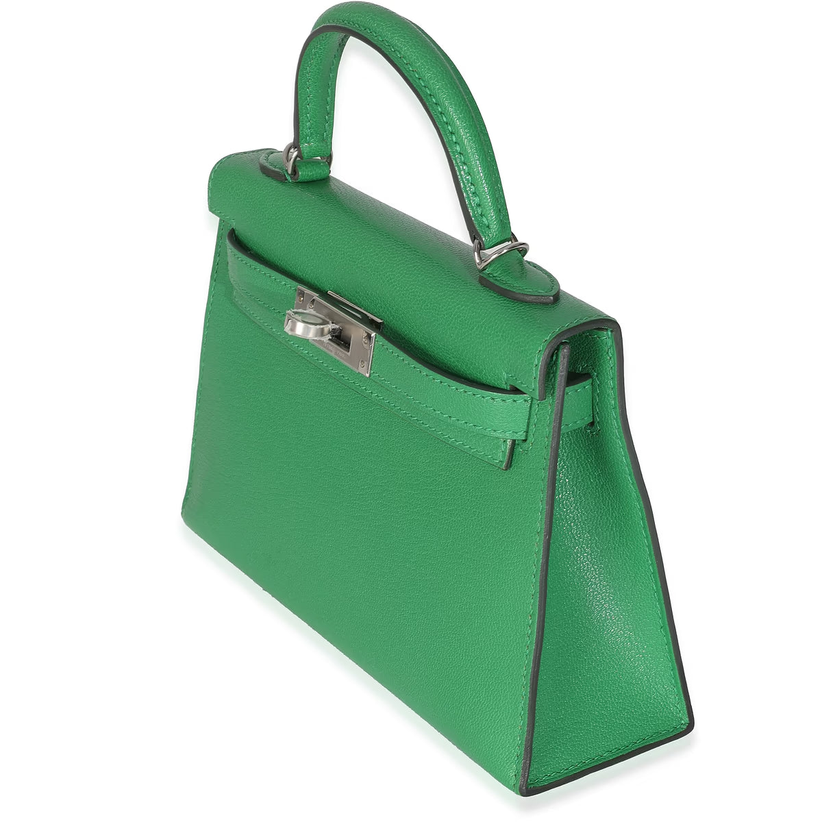 2024 Hermès Bambou Chèvre Mini Kelly 20 PHW