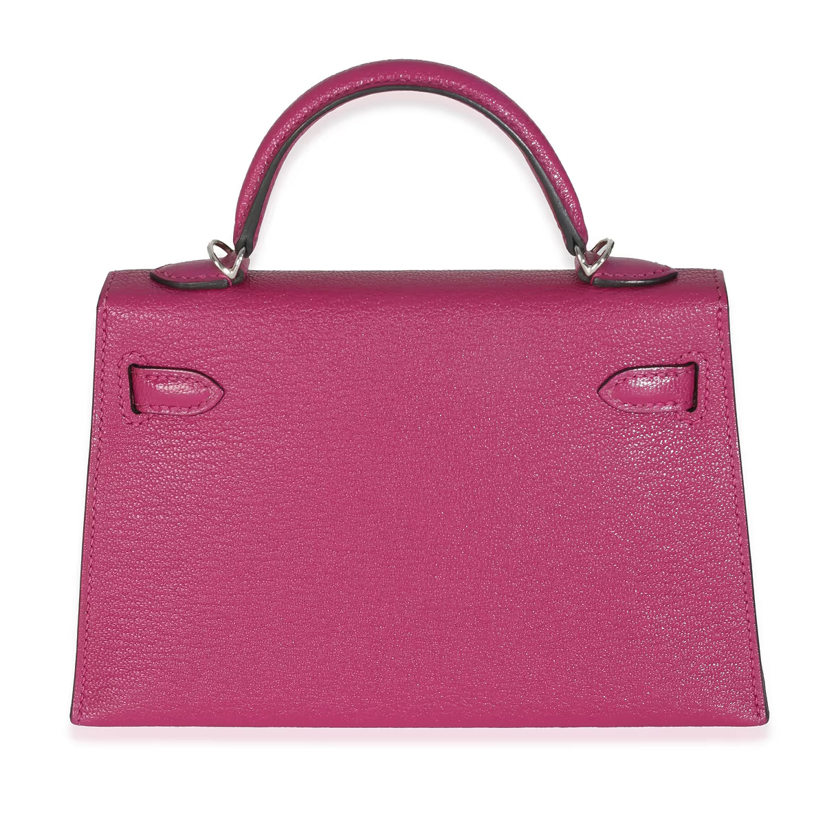 2018 Hermès Rose Pourpre Seiler Mini Kelly 20 PHW