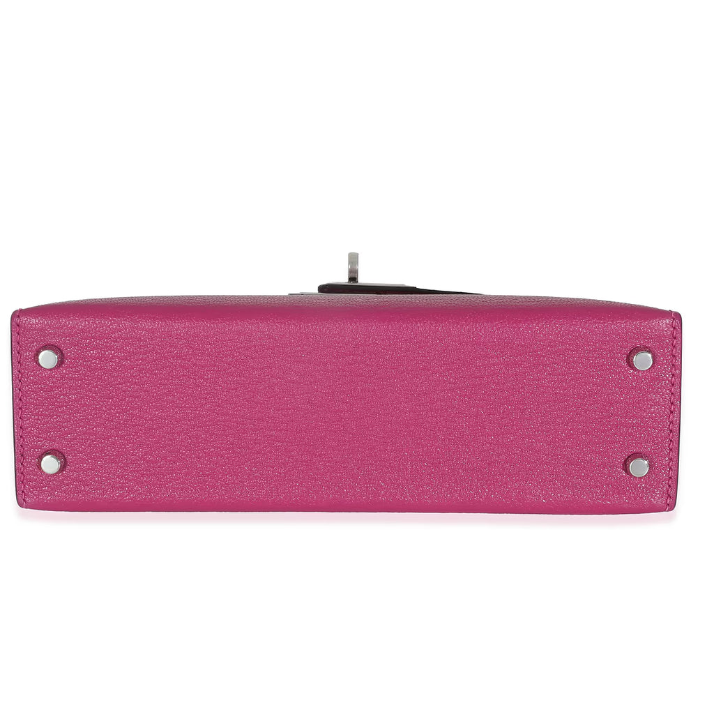 2018 Hermès Rose Pourpre Seiler Mini Kelly 20 PHW